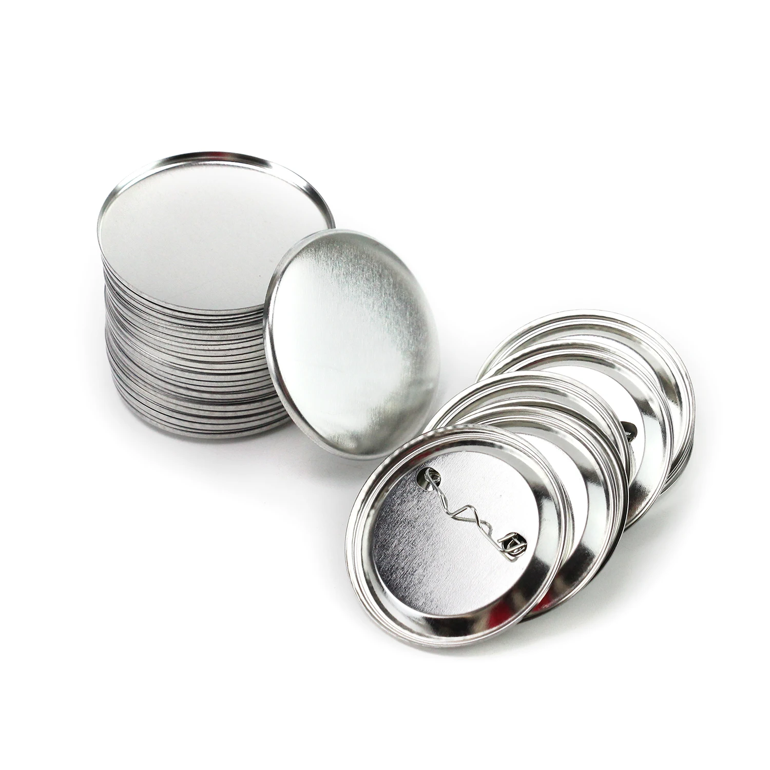 ready for shipping blank pin button badge material parts 1' 1.25' 1.5' 2.25'  pins shells button pins  customized