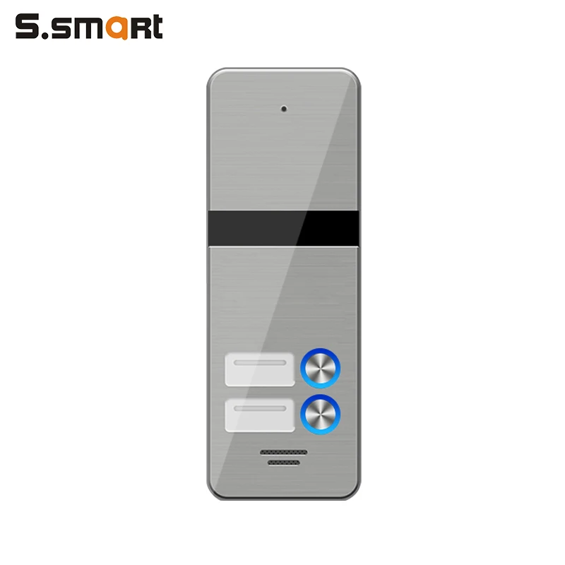 
Modern Design Wired Audio Doorbell Intercom Home Door Bell With Unlock By Phone 