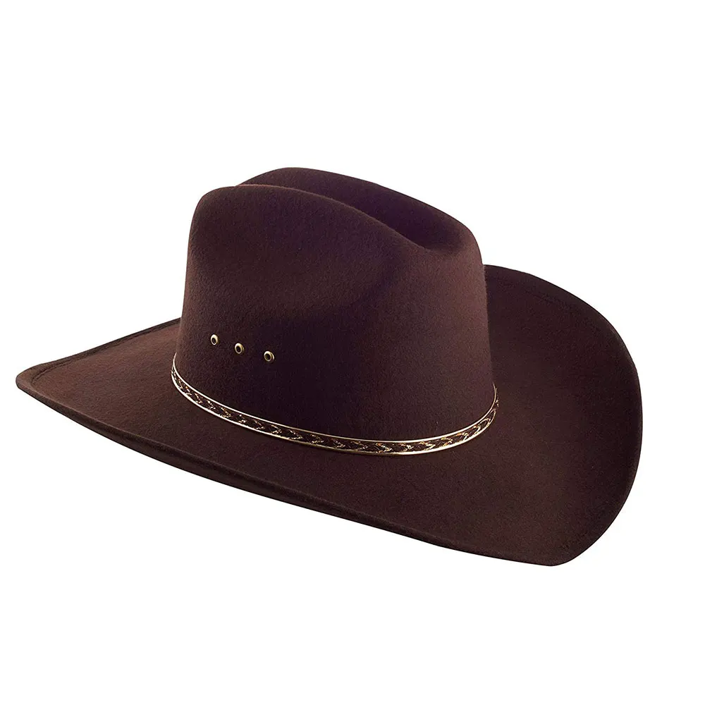 Cowboy Hat Leather Western  Wide In Bulk Fully personalized Logo & Design Made In Pakistan