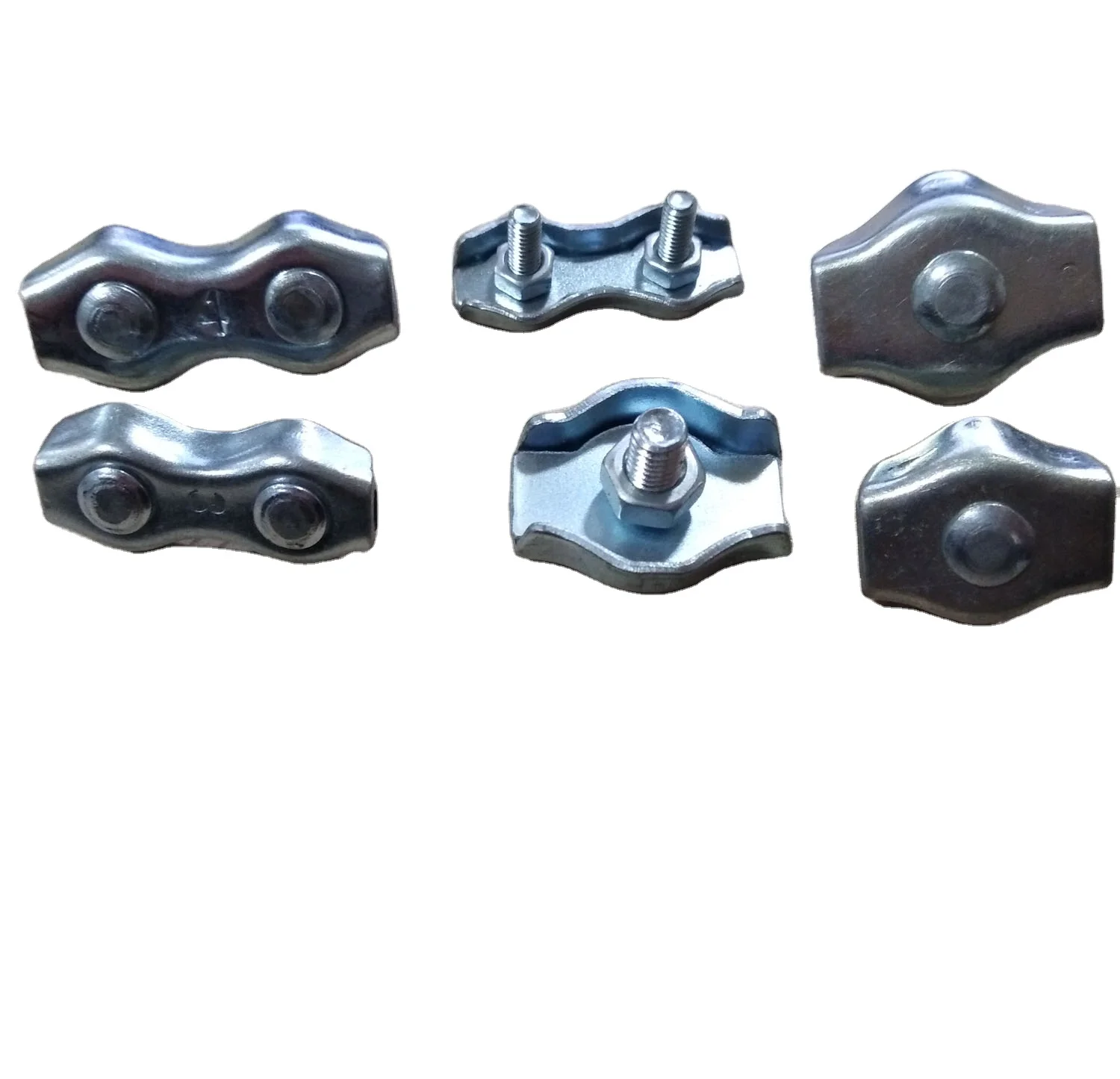 steel Duplex Wire Rope cable Clamp 2mm 3mm 4mm 5mm 6mm 8mm 10mm