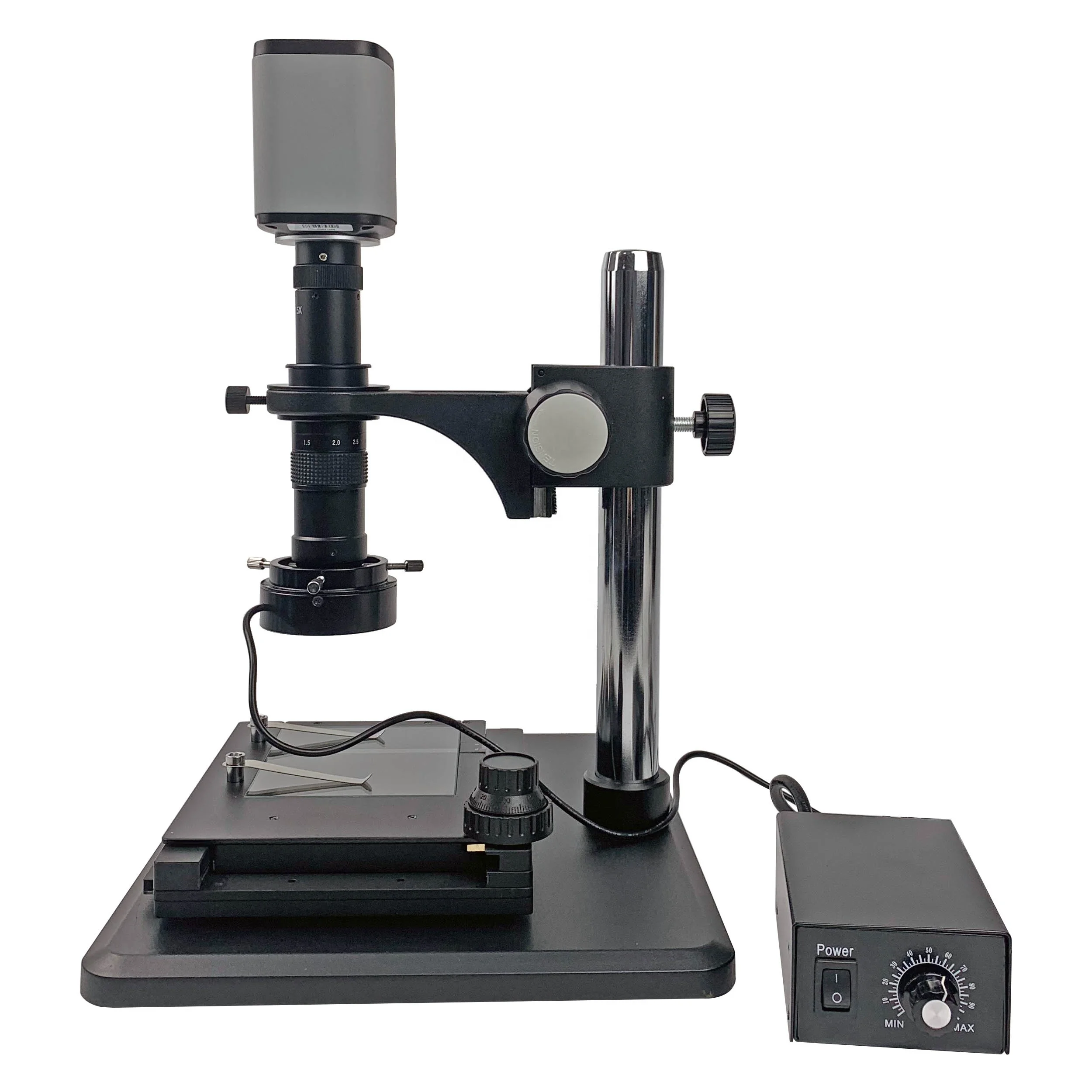 ZMZ45-B3M5 0.7X-4.5X Industrial Inspection Video Zoom Microscope with Illuminator and Camera