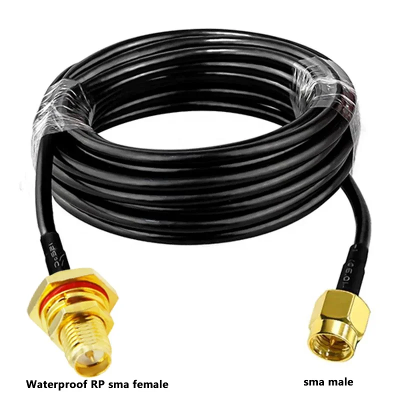 Sma Female To Umrf Male Optical Cable Rg58/50-3 Rg58 Sma Cable Ip67 Waterproof