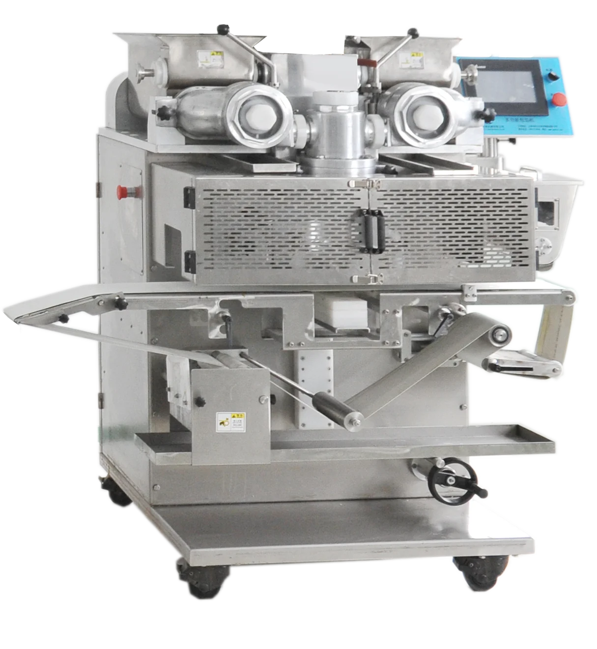 Automatic double yolk moon cake making machine with large capacity manufacturers