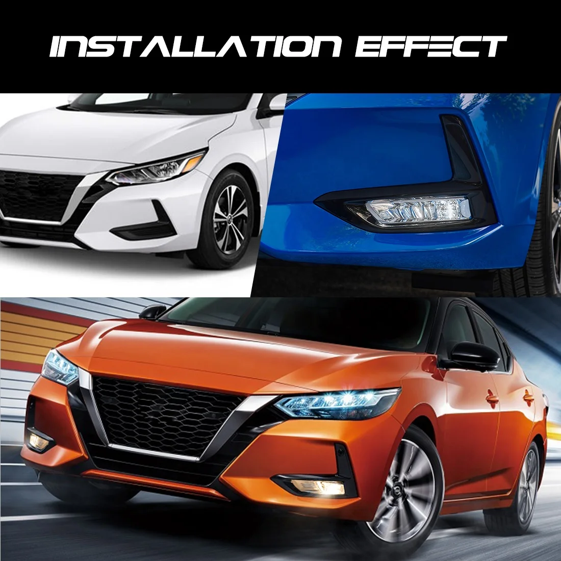 OEM Auto Part Car LED Fog Light Daytime Running Light DRL For Nissan NS Sentra Sylphy 2019 2020 2021 2022