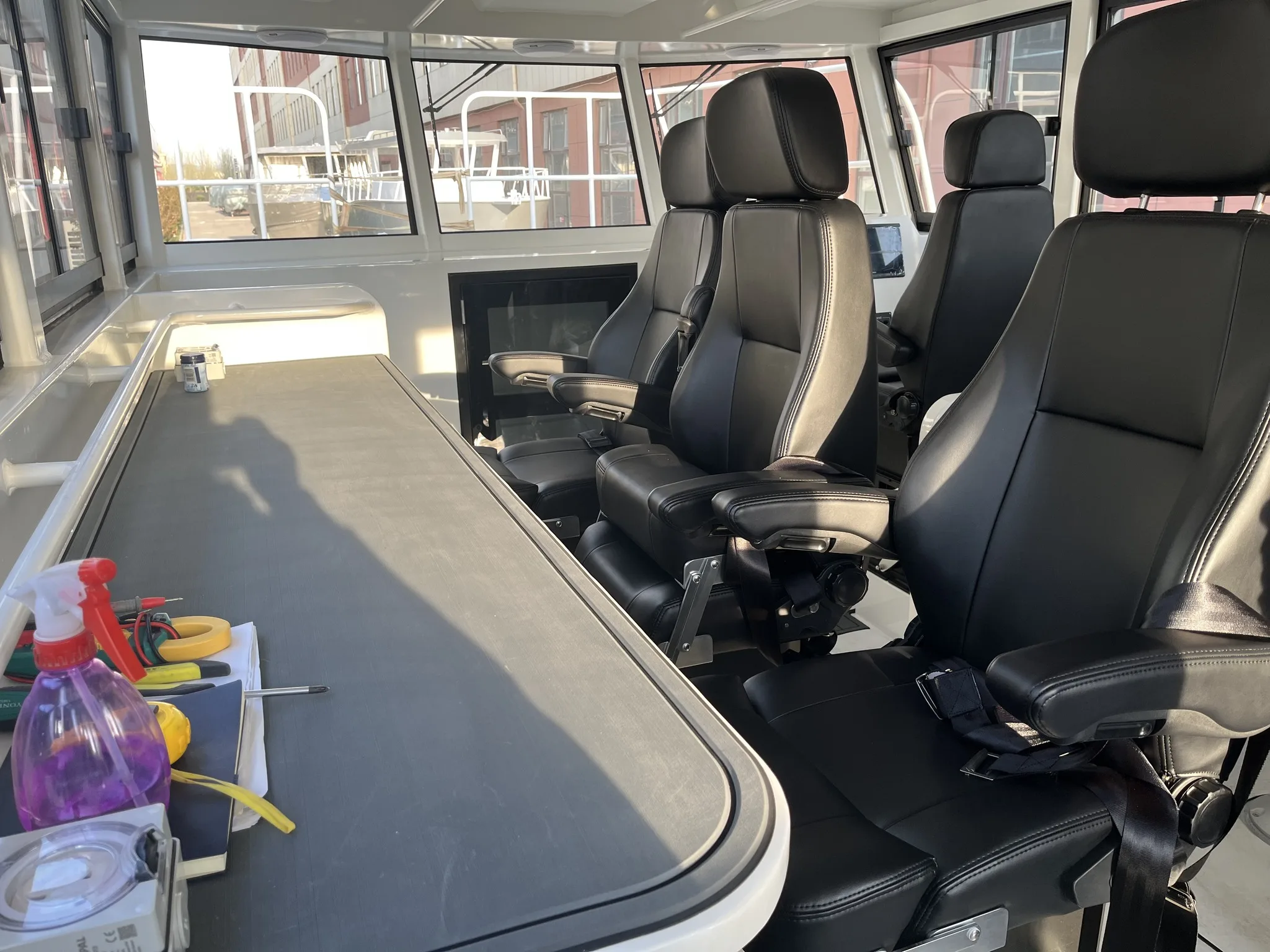 11.6m x 3.9m Deep sea Aluminum survey Boat commercial fishing Boat Catamaran for sale