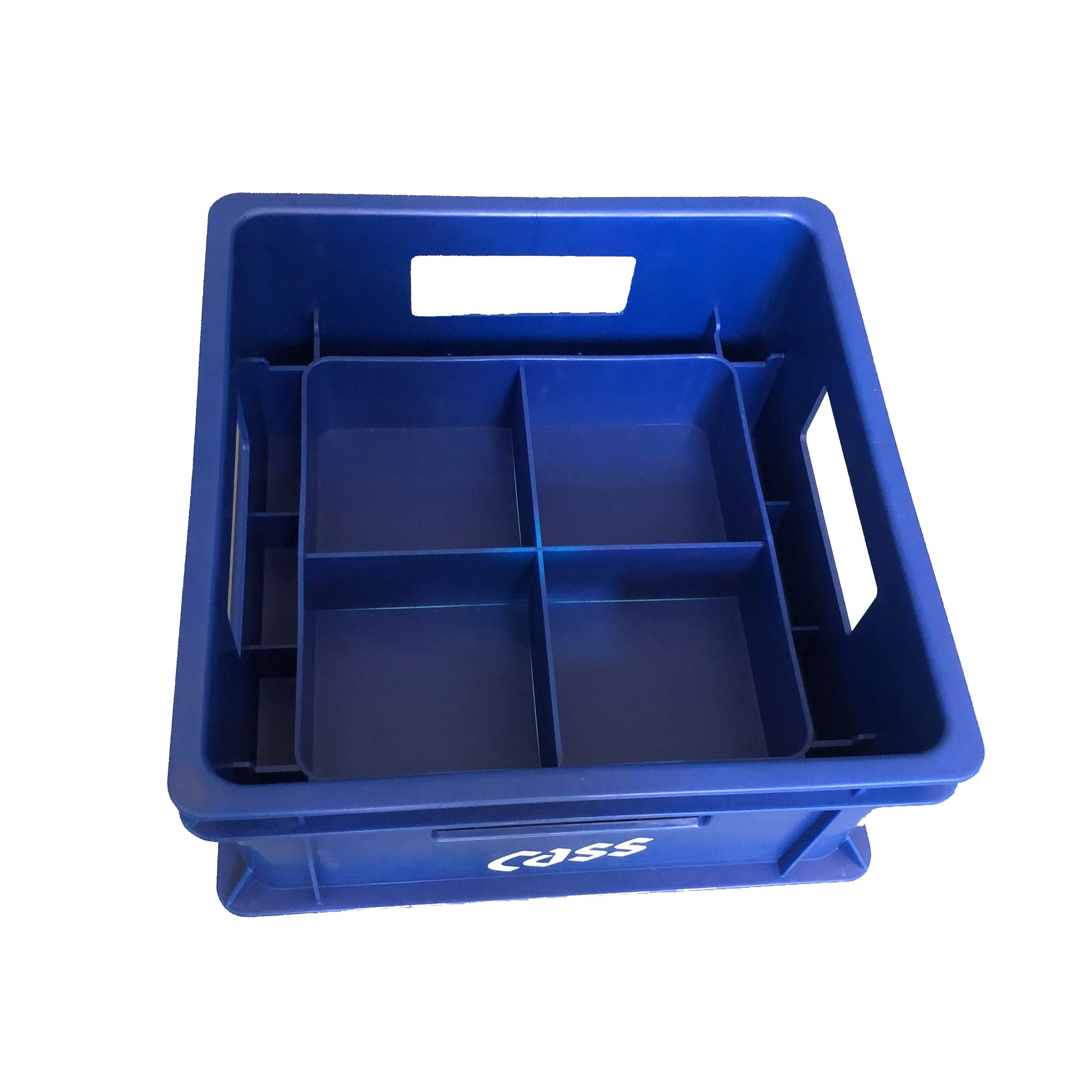 Высококачественные индивидуальные стеклянные бутылки для вина и сока, ящик для хранения Штабелируемый пластиковый ящик для транспортировки пива с функцией оборота