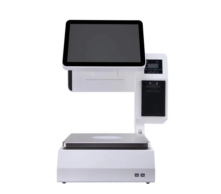 retail j900 i3 i5 CPU 15.6 11.6 inch dual touch screen pos Cashier Register Electronic point of sale weighing scale