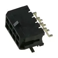 Wafer 3.0MM Dual Row Right Angle SMT connector, side entry, replacement Molex 43045 Series