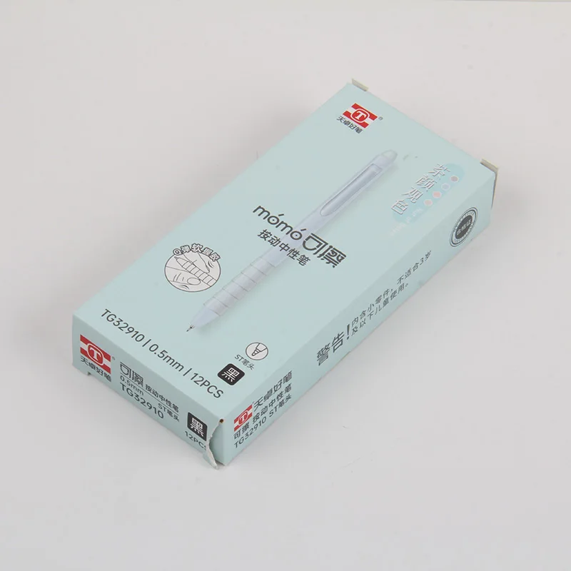 Promotional pen ink black blue Retractable Gel ink Pen sets Erasable ink plastic gel pen