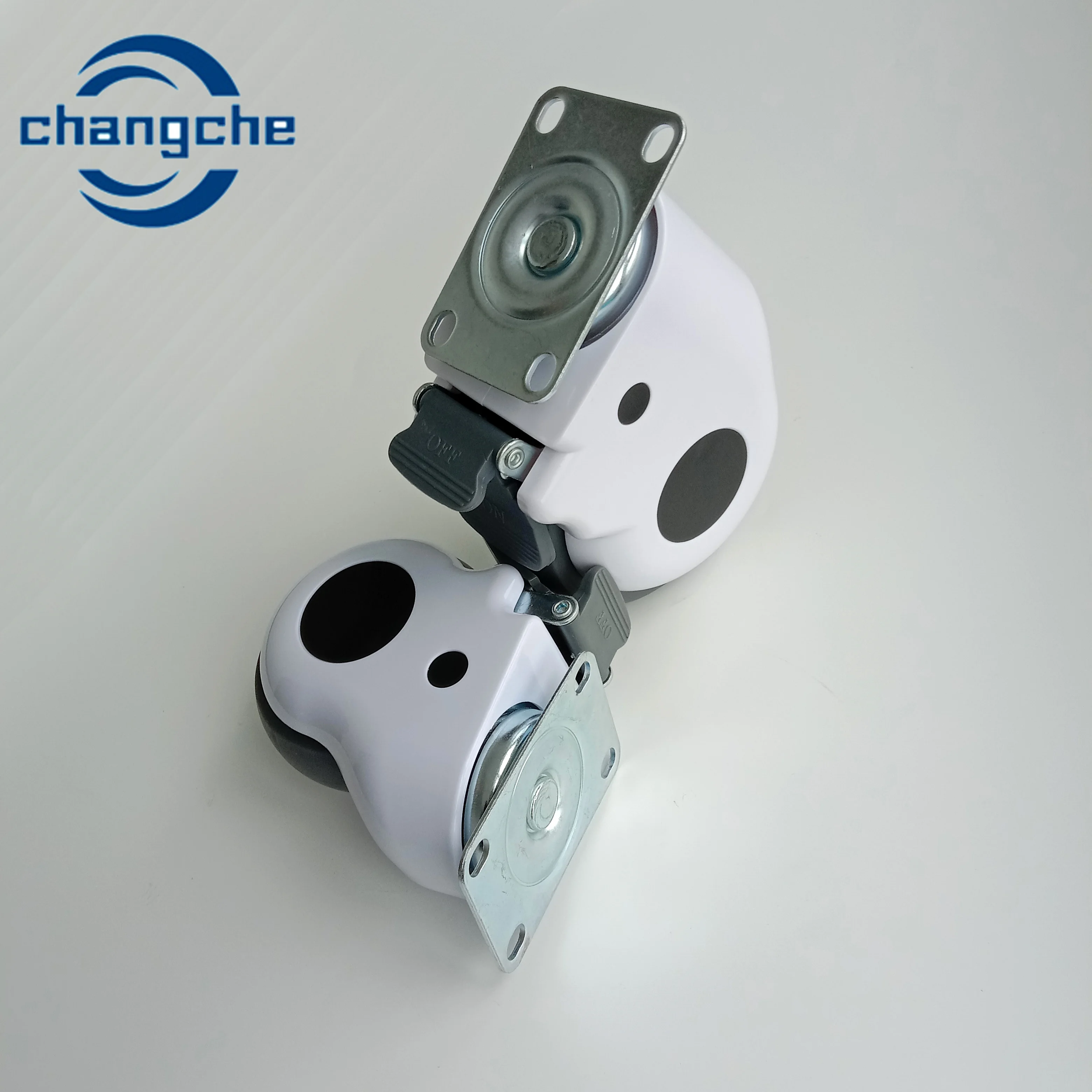 Hospital Trolley Caster Silent Without Damaging The Ground Medical Swivel Caster Wheel Moving Casters