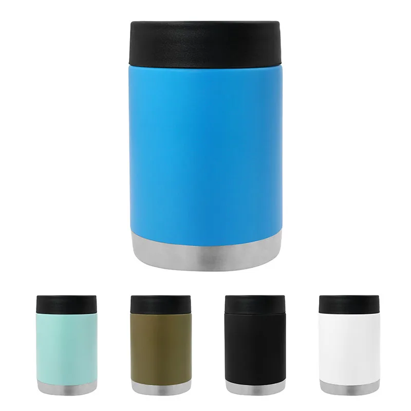 WeVi outdoor sport custom logo 12oz metal double walled beer can cooler