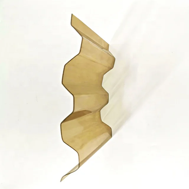 roofing material uv treated polycarbonate corrugated sheet