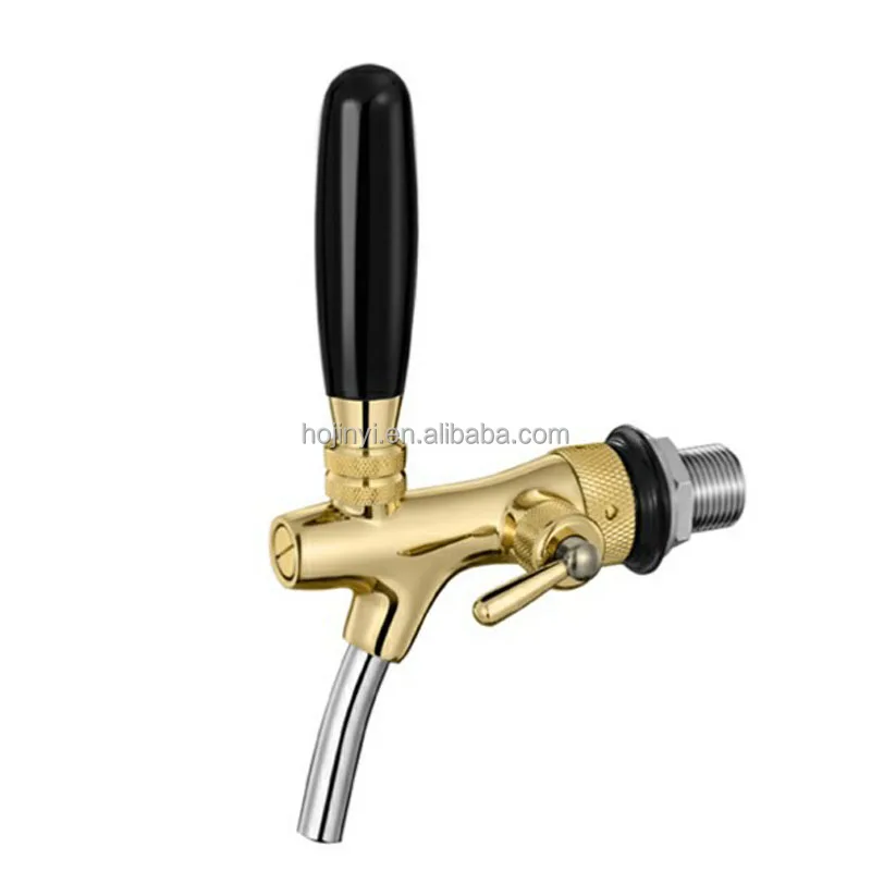 Beer Faucet Ball Lock Kit Stainless Steel Core Self-Closing Beer Tap Faucet