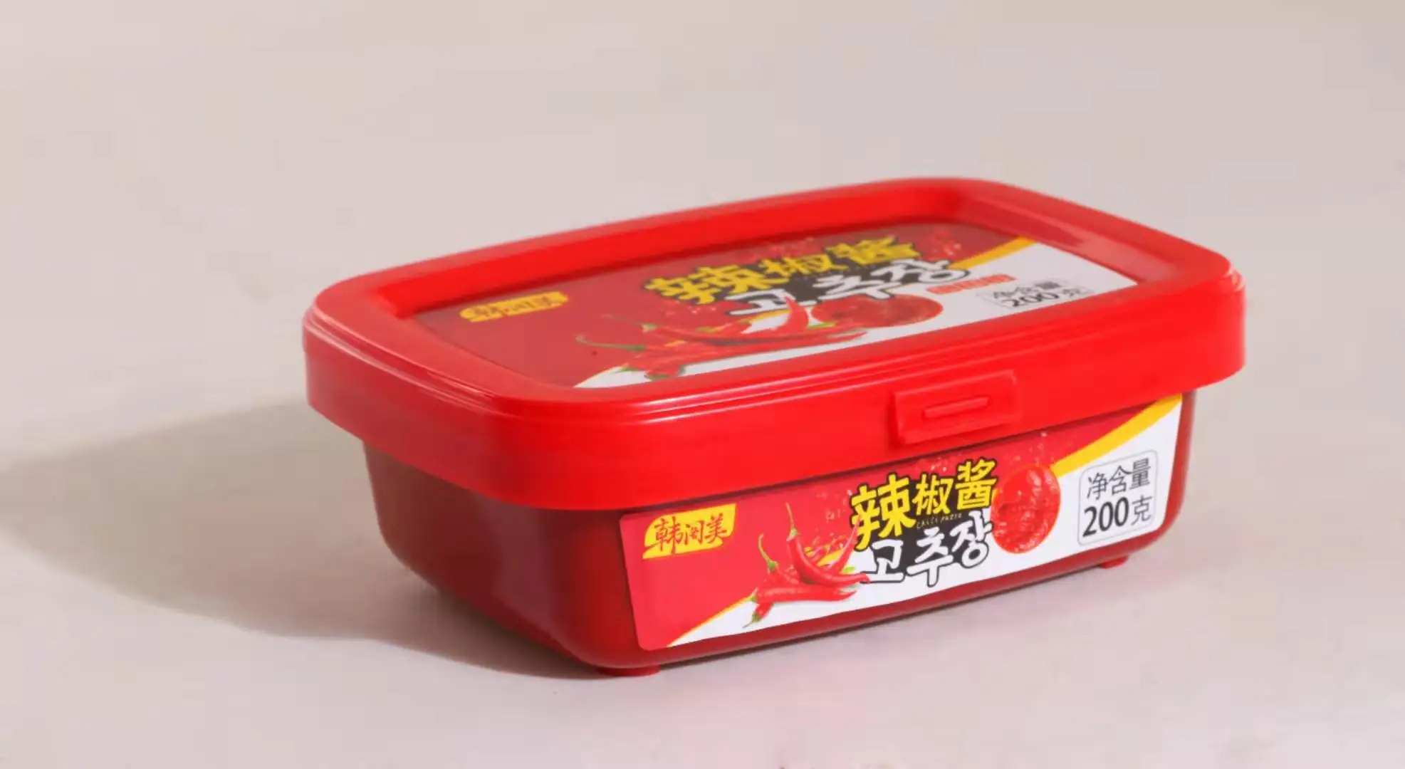 0.2kg chilli paste Chinese chilli sauce manufacture for Korea