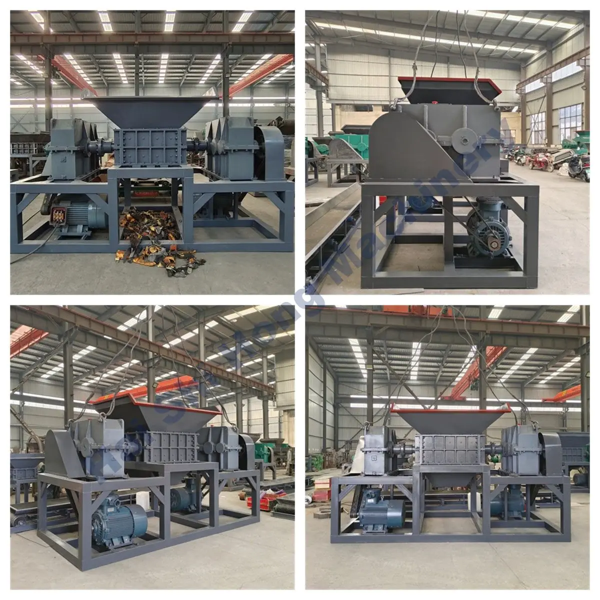 Industrial Grinding Plastic Bag Shredder Crusher EPS Polystyrene Corn Silage Shredder