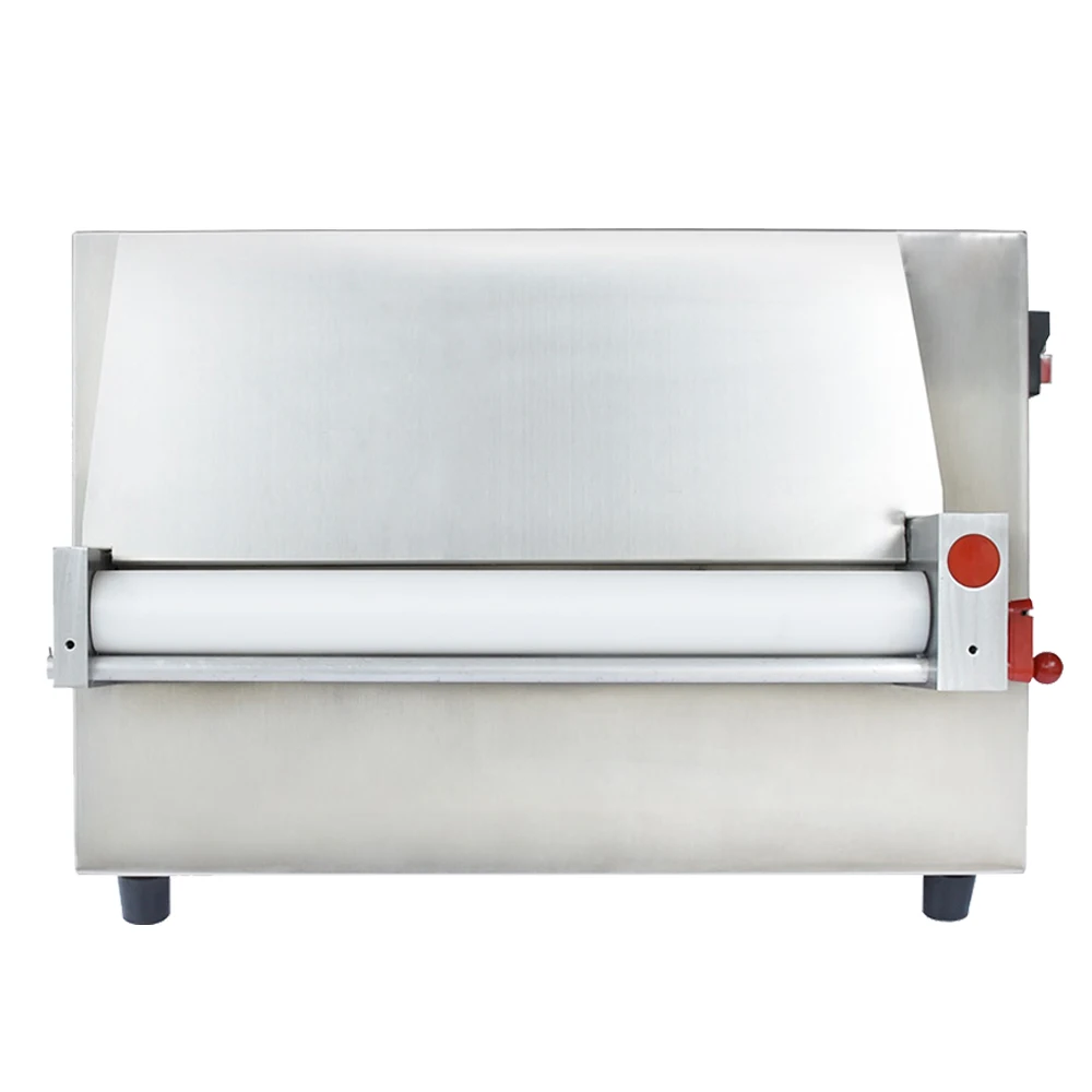Chef Prosentials DR-3S Electric Dough Roller Machine Fondant Dough Sheeter 18Inch Pizza Dough Press Stainless Steel