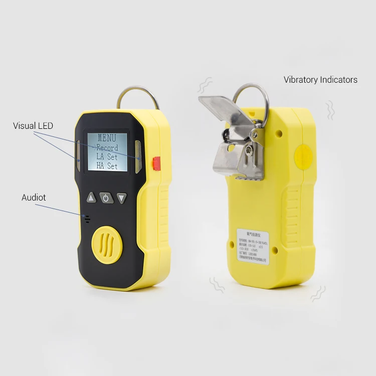 Factory price 130g single gas detector yellow biogas analyzer gas detector alarm