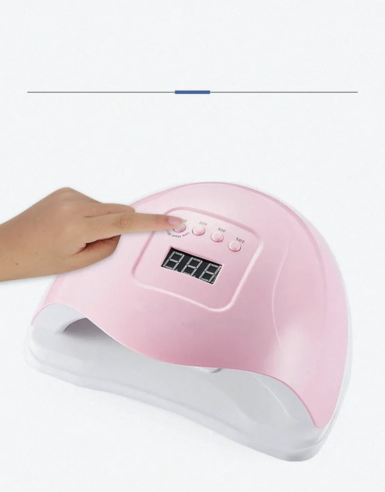Oem Manufacture 54w Mini Cure Gel Nail Light Station  Uv Led Home nail lamp Dryer