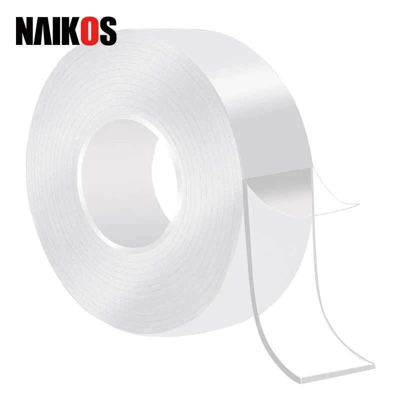 Double Sided Washable Adhesive Nano Tape Strong Viscosity Transparent Rug Carpet