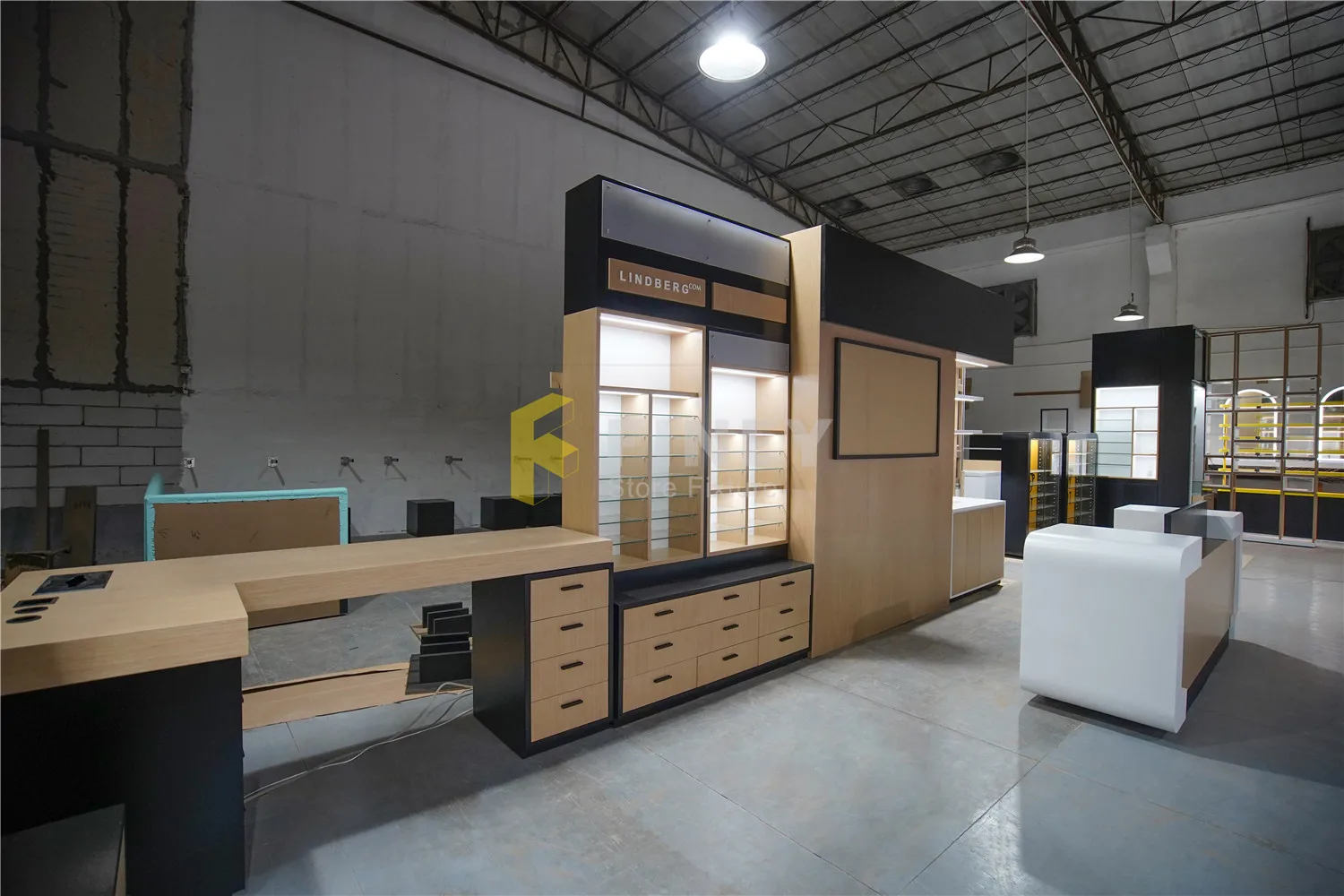 Customized Retail Optical Shop Interior Design Decoration Optical Display Cabinets Furniture For Optical Shop Interior Design