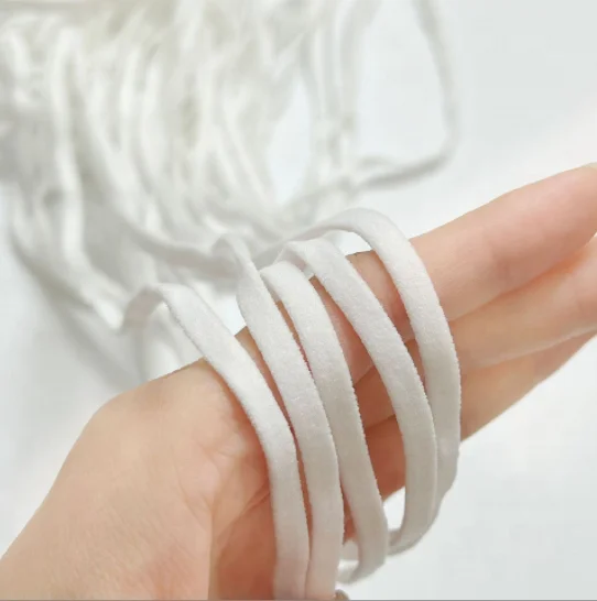 Высококачественный ремешок для одноразового использования, Плоский эластичный ушной вкладыш для маски, ушной шнур