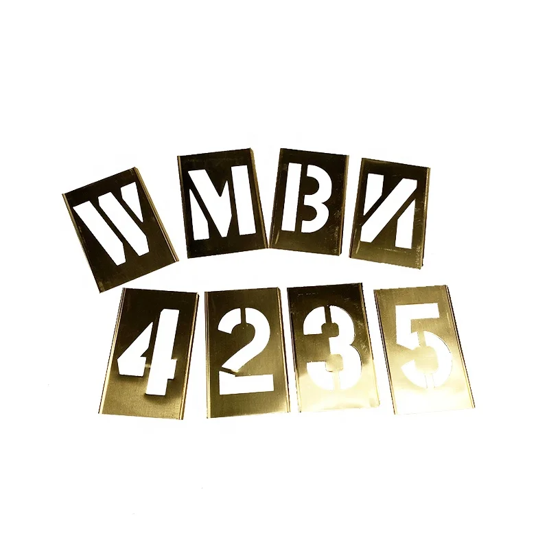 Набор латунных надписей и цифр высокого качества IMPA 613149