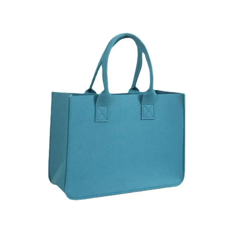 New Handbag Large Capacity Commuting Tote Bag Fashion Simple Gift Crossbody Wholesale Print Logo Laundry Bag Canvas with Pocket