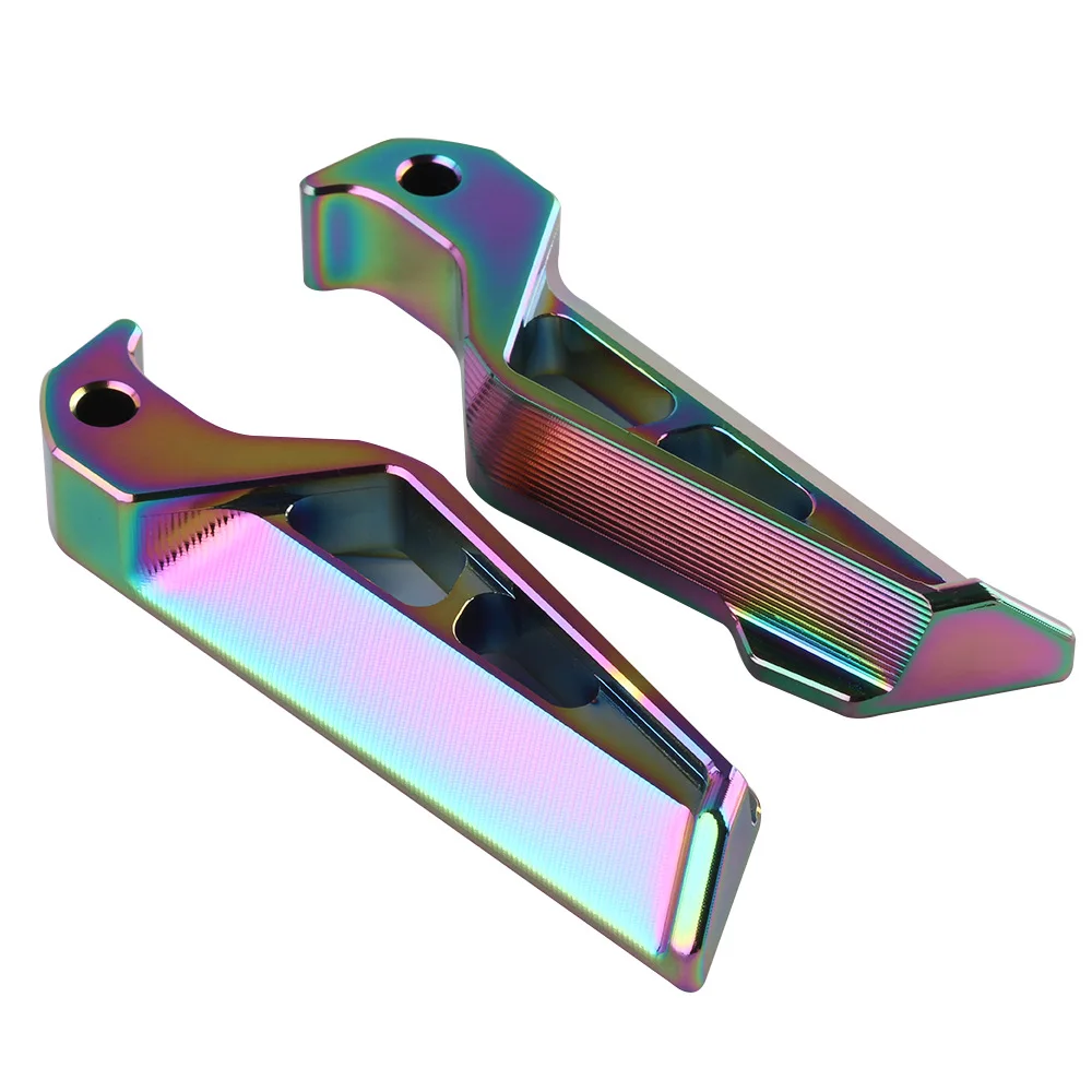 Универсальные подножки для мотоцикла, подножки из алюминиевого сплава, титановые прочные колодки для Yamaha Tmax530, аксессуары для мотоциклов