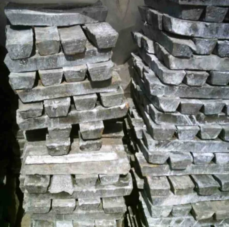 bulk lead ingots Pb99.990 standard model with low temperature toughness
