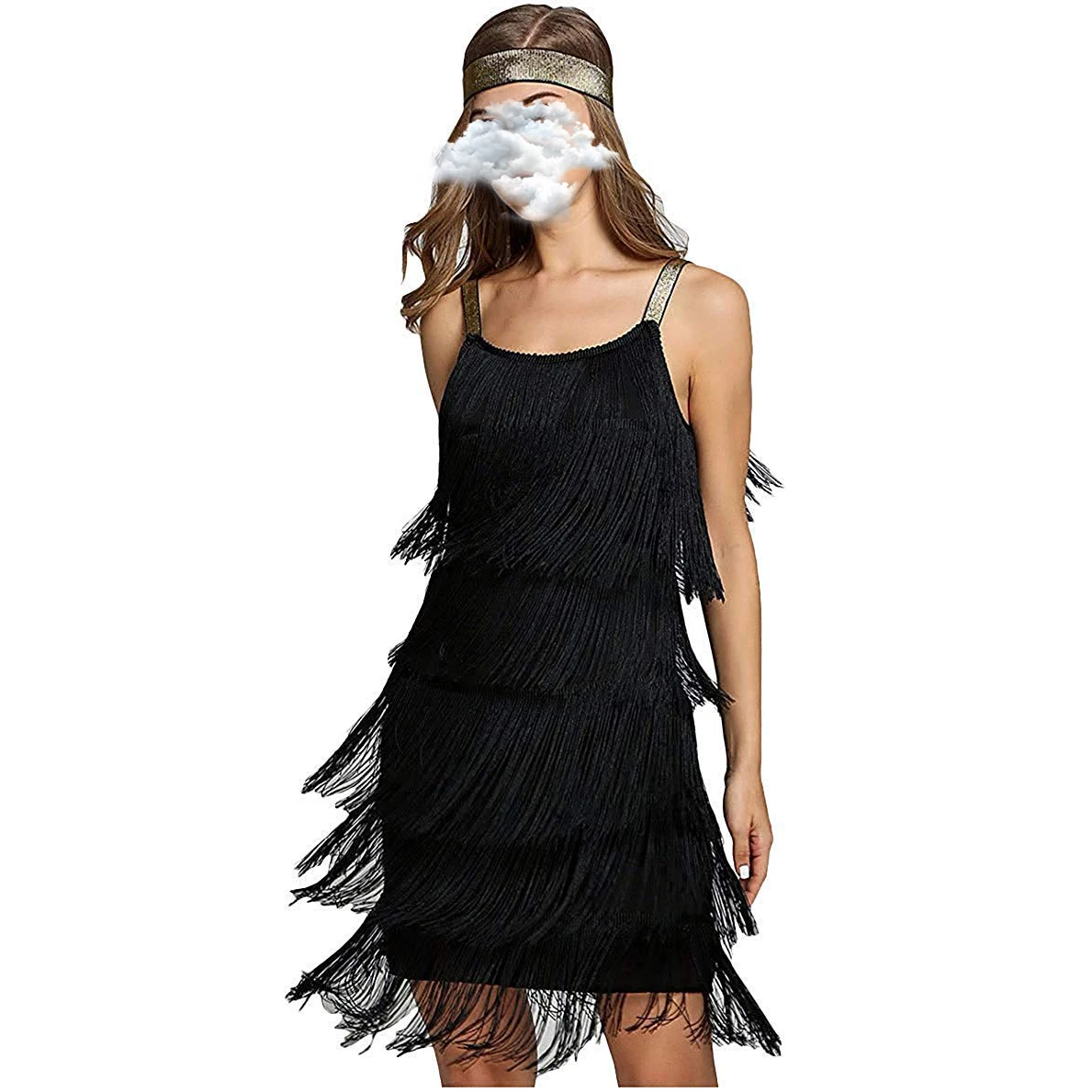 1920s бахромой Хлопушки платья женские 1920s с кисточками; Нарядные туфли с декоративной застежкой коктейльное платье для вечеринок с бахромой костюм Хлопушки