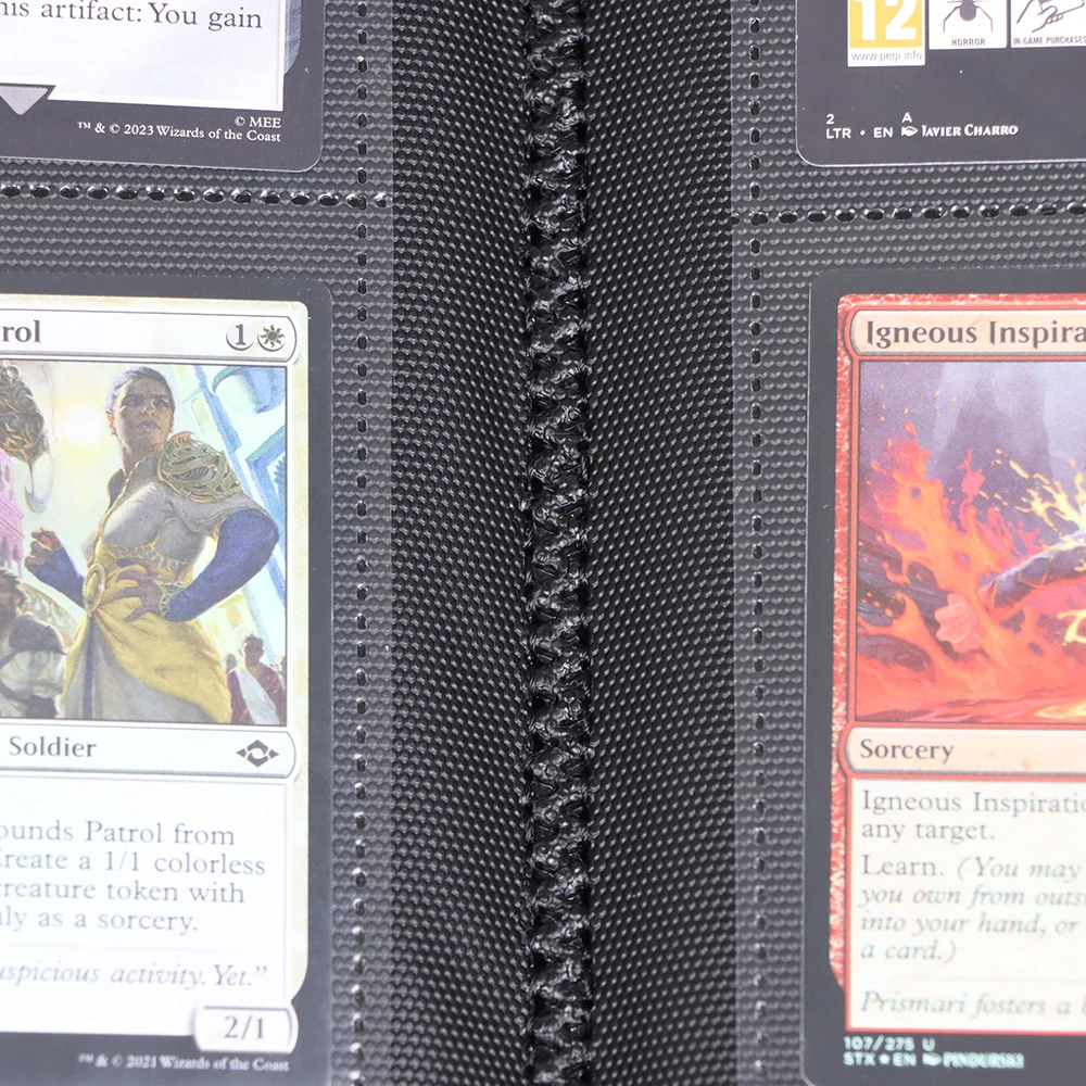 64-Pocket Trading Cards Binder LargeCapacity Custom Logo Collectible Card Album for Game Sports Baseball Binders Toploader Album