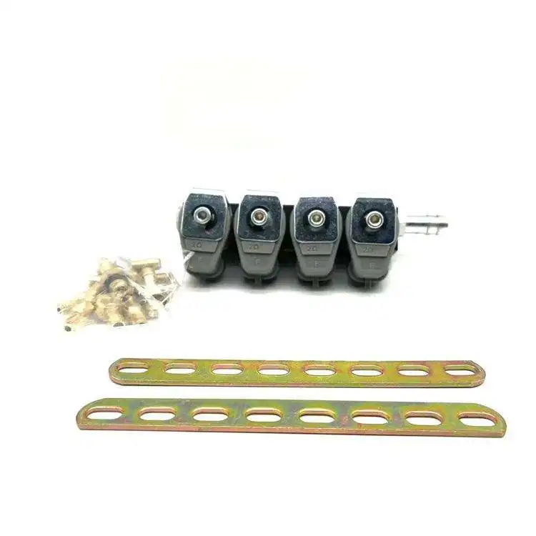 Lpg Cng Sequential Fuel System Injection Auto Gas Efi Kit Injector Rail 2ohm 3ohm 4 Cylinder Car Injector Rail