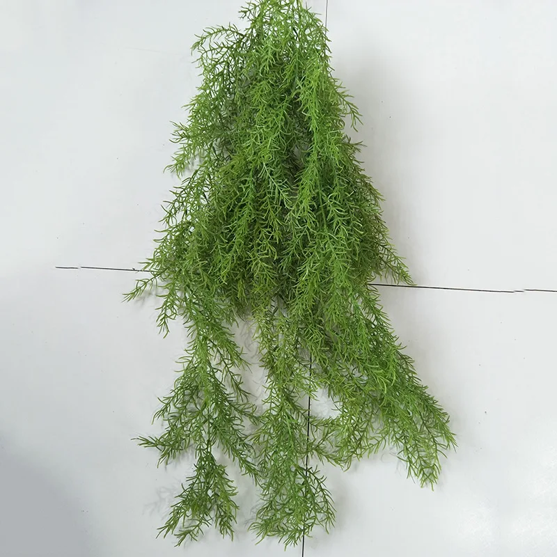 Wholesale Artificial Needle Wall Hanging Wall Vine Simulation Leaves Artificial Plants for Decoration