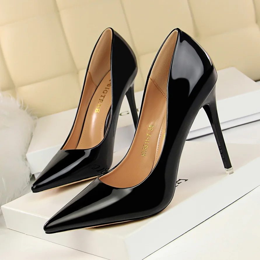Sexy Fashion Club Heels 2022 New Trendy Women Lady High Heel Stiletto Pumps Shoe