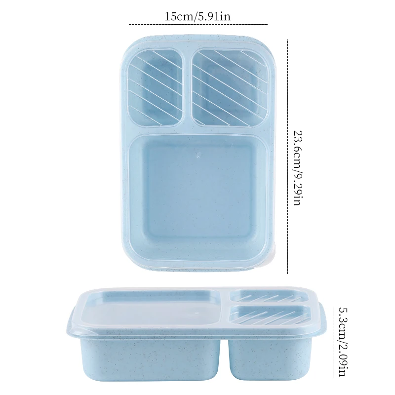 Biodegradable Bento Rice Husk Eco Lunch Box Plastic Containers Wheat Straw Lunch Box