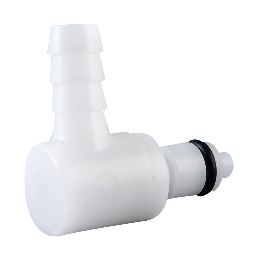 1/4 1/8 plastic Panel Mount In-line valved IPL yag laser handle fast cpc quick release water tube connector coupling for medical
