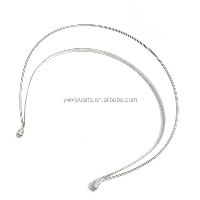 Double Treble Angel Halo Crown Metal Headband for Headdress Millinery Supplies