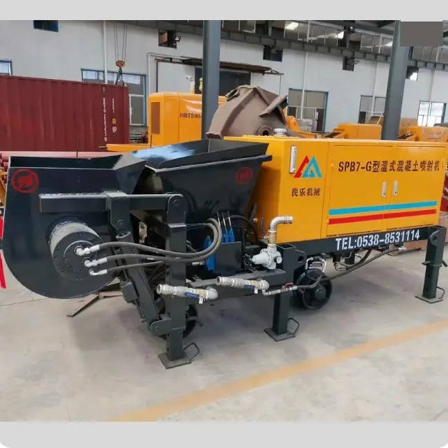 Factory Supply Diesel Type Wet Concrete Shotcrete Machine for Concrete Spraying SPB-7