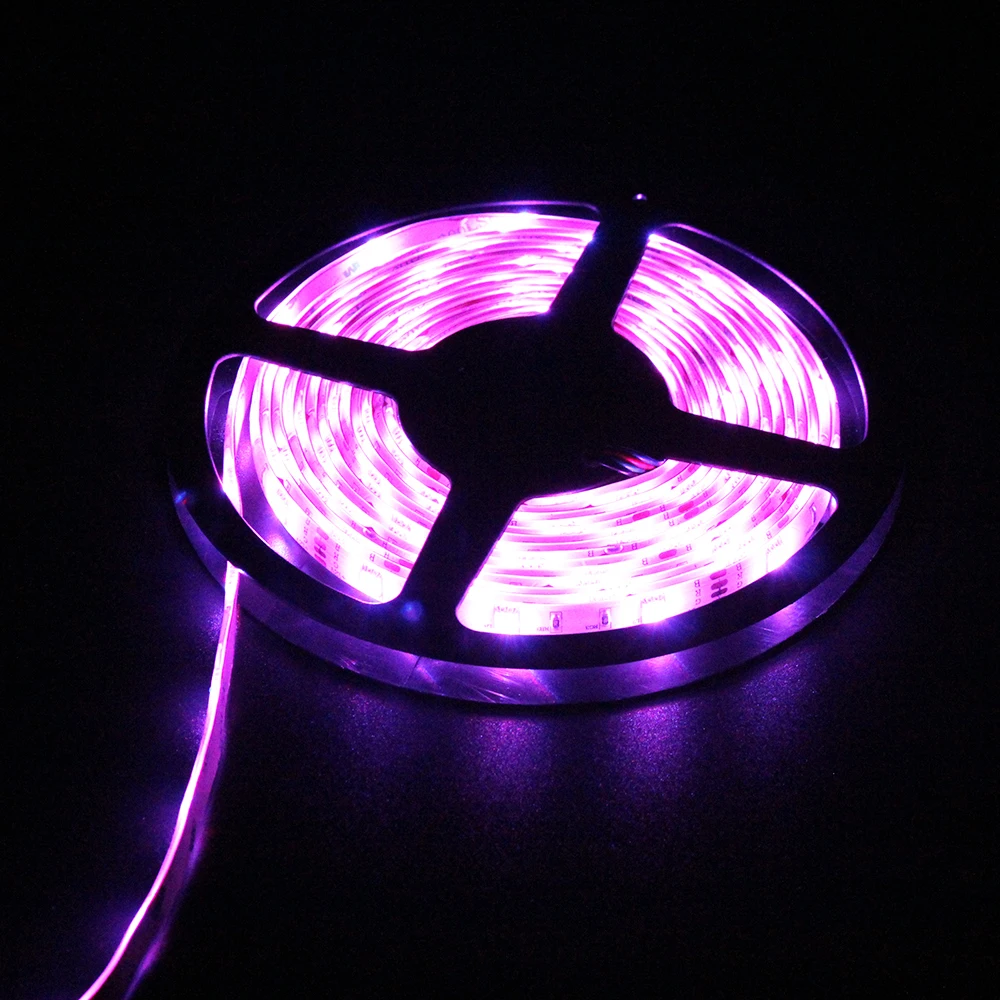 Dmx512 Strip Rgb Light 5M Waterproof Led 5054 5050 12V Flexible Tape 60 120Leds/M Brighter Than 5630 3528 Smd Fita Ribbon Lamp