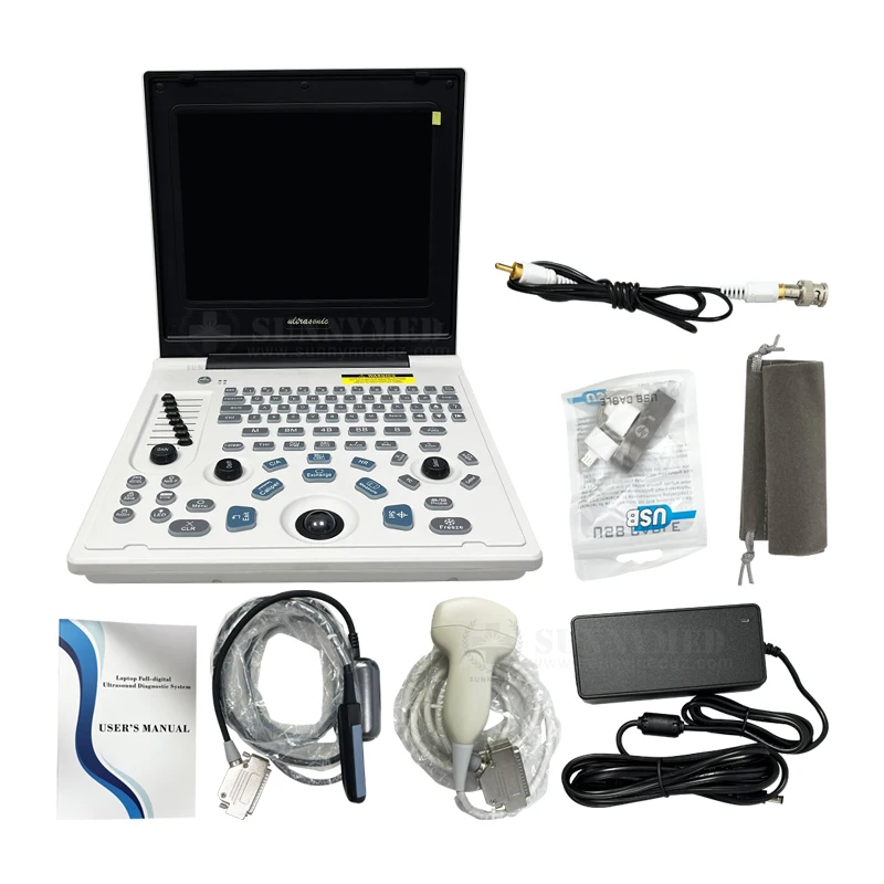 SY-AX50-1 Cardiac OB GYN Echocardiography Machine Full Digital Diagnostic System Black and White Scanners Ultrasound System