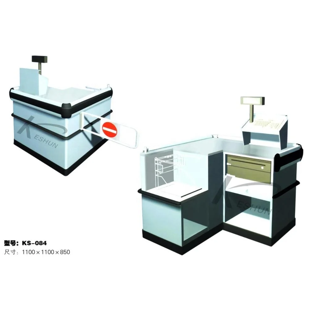 top design Cash Register Desk Checkout Counter bancone cassa super market counter cash counter top
