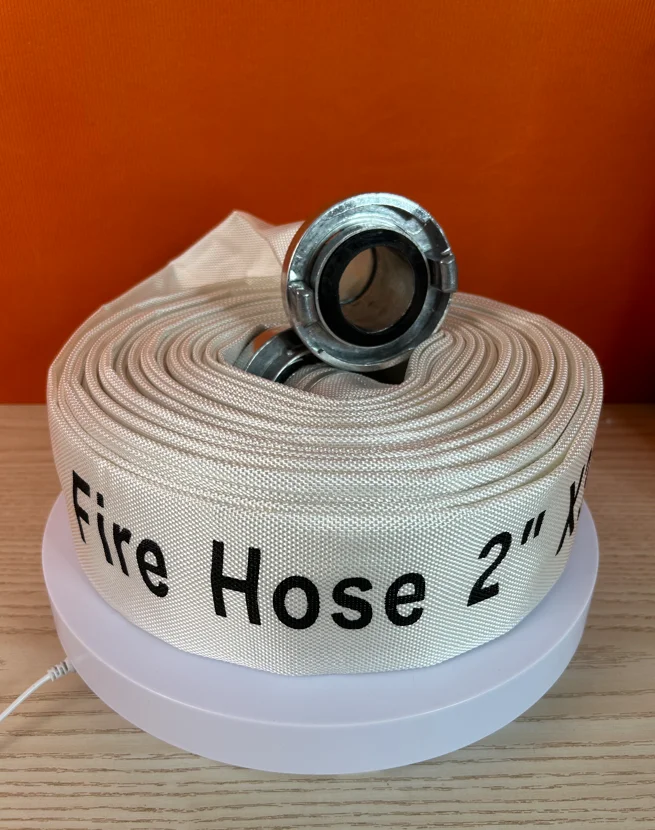 3 Inch 10 Bar Work Pressure Polyester Material PVC Lined Pipe Fire Hose Reel