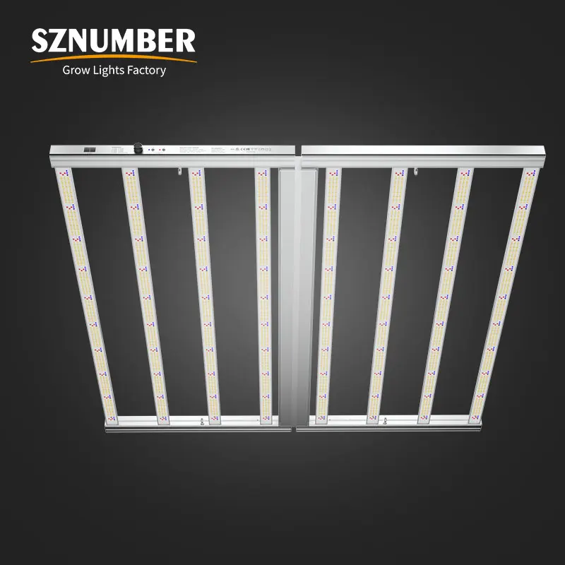 Factory Price 8 Bars Grow Light Indoor Plant Light IR UV Led Cultiv 800W 800 Watt With Dimming Function