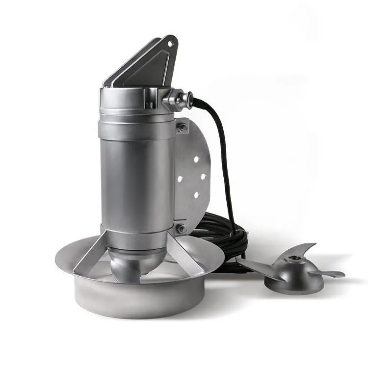 Stirrer Sludge Mixer Sewage Utilized In Effluent Treatment Mixing Submersible Mixer