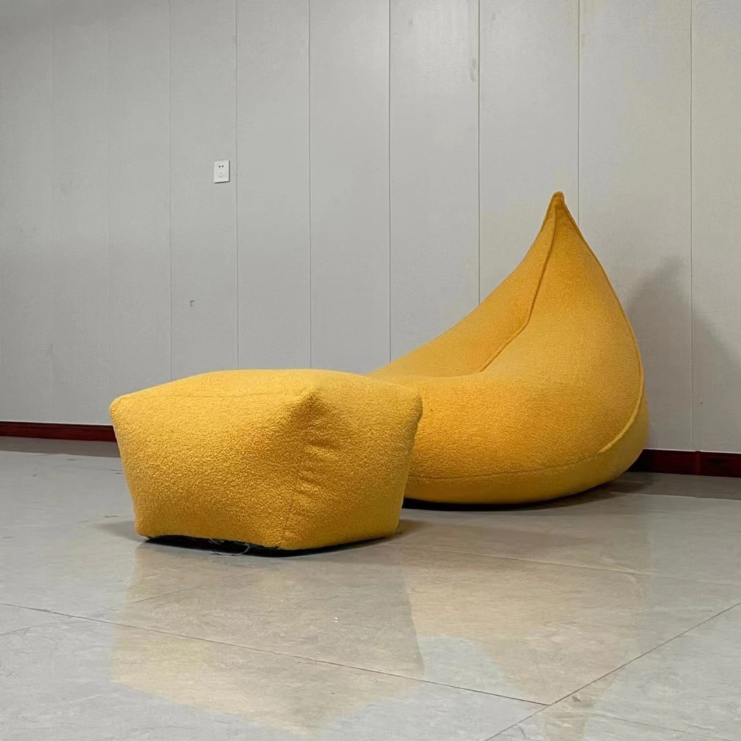 Wholesale Modern  design velvet comfortable leisure lazy recliner living room furniture sex single dining room sofa chair