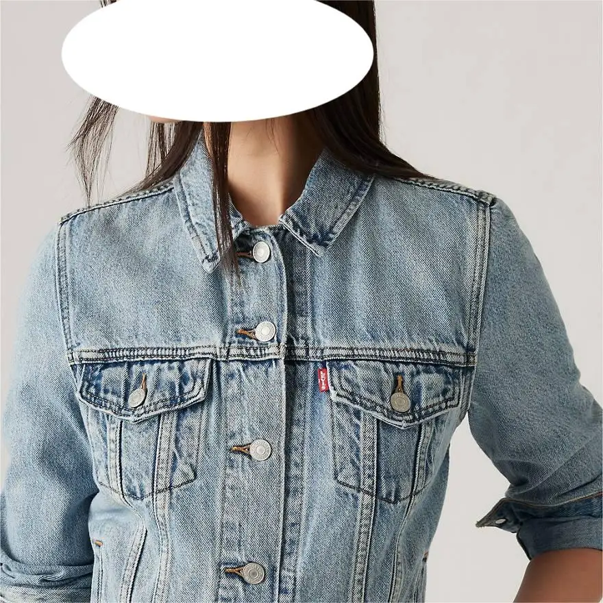 Customize Fashionable Design Classic style Leisure Slim Fit Denim Jacket Coat For Women
