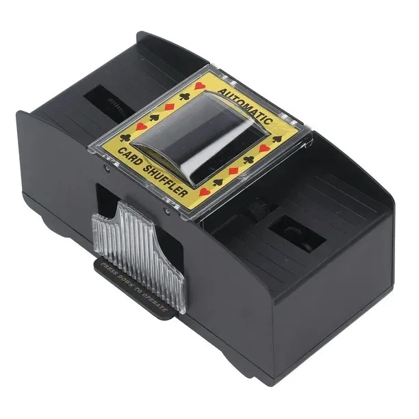 LANDER-MAN 2 Deck Casino Card Shuffler Electronic Dealer Poker Card Shuffler Automatic Card Shuffler