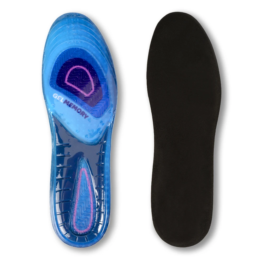 Hot Selling Orthotic Gel Sport Insoles Massage Cushioning Silicone Shockproof Everyday Insoles