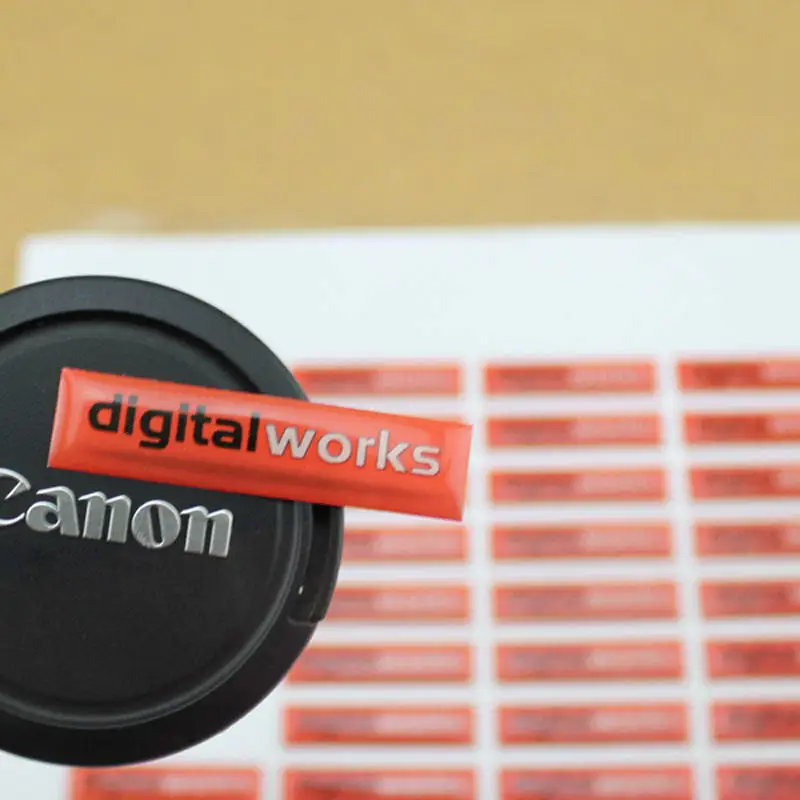 Custom Doming Stickers Hot Sale Custom Brand Logo 3D Waterproof Epoxy Resin Sticker Decals Epoxy Sticker With Adhesive