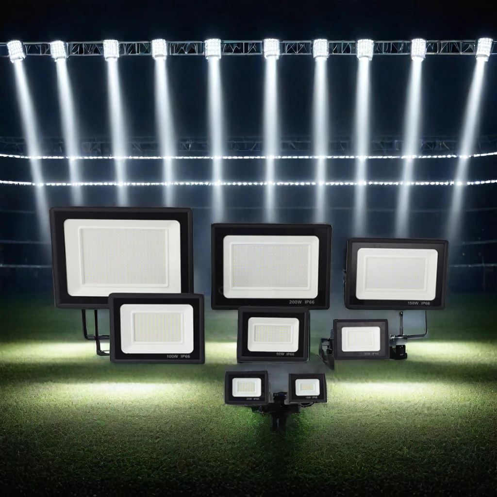 1000W Outdoor Wall Spotlight 100000 Lumens Lumen 1000 Watt Sports Floodlight Motif Lights Les Reflector Smd Slim Led Flood Light
